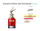 Jean Paul Gaultier Scandal Intense Eau de Parfum Feminino 80ml