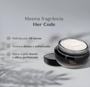 Creme Aveludado Hidratante Desodorante Corporal Her Code 250G